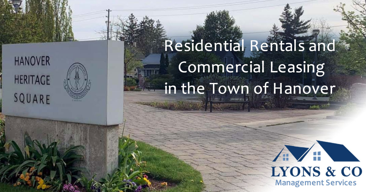 Residential Leasing (Property rentals) in Hanover Ontario